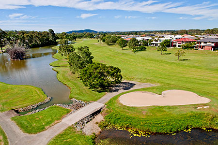 Windaroo Lakes13th Hole